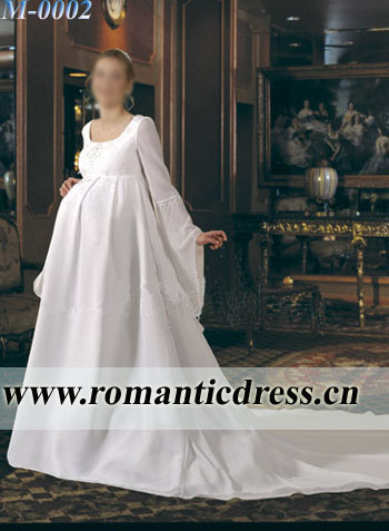 See larger image wedding dress for pregnant women M0002 