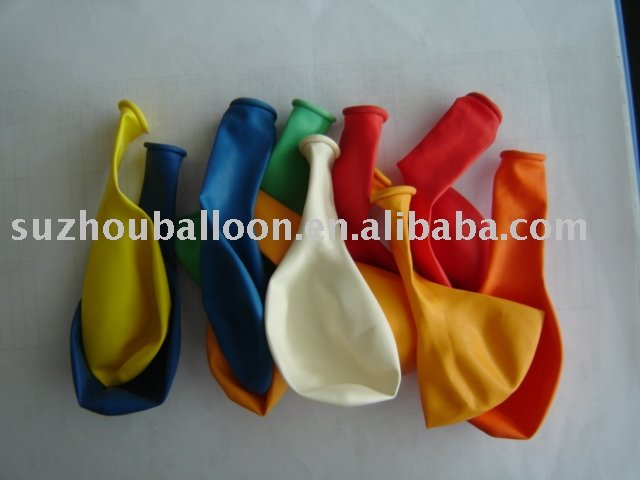 latex round balloons standard color