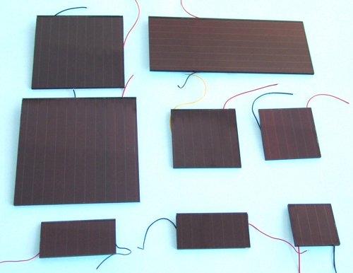 amorphous silicon panels. amorphous silicon panels.