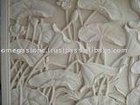 Bali Stone Sculpture: Carved Stone Wall Decoration