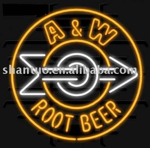 See larger image: A&W root beer neon sign. Add to My Favorites