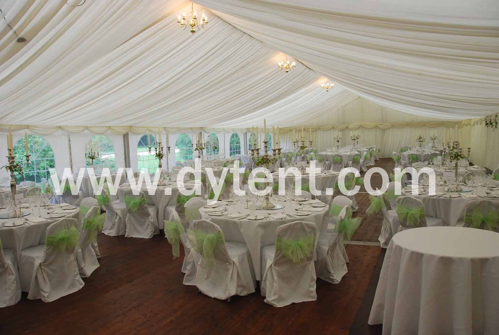 party tent wedding party