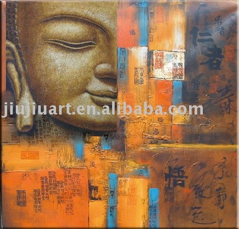  - fx_0057_buddha_oil_painting_abstract_oil