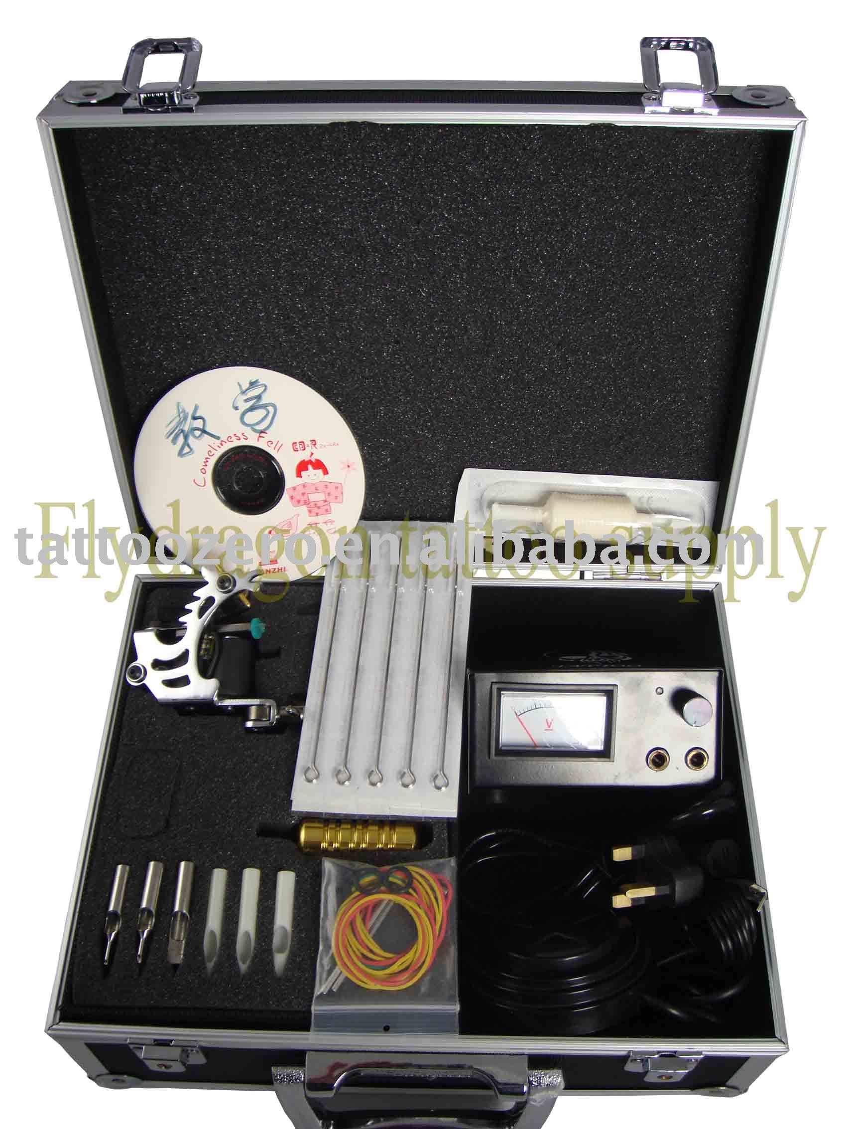 wholesale professional tattoo ink two guns needle power supply kit(China