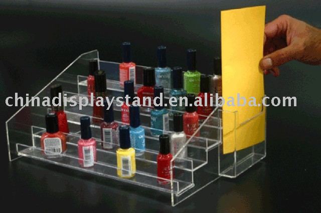 nail polish makeup. acrylic nail polish rack