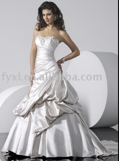 off white wedding dress HS09971