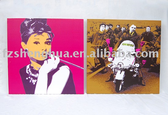 Andy Warhol Pop Wall PicturesAudrey Hepburn Quadrophenia