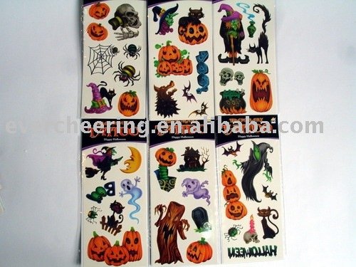 See larger image: Halloween tattoo, Promotion gifts, Novelty toy, Kid's toy