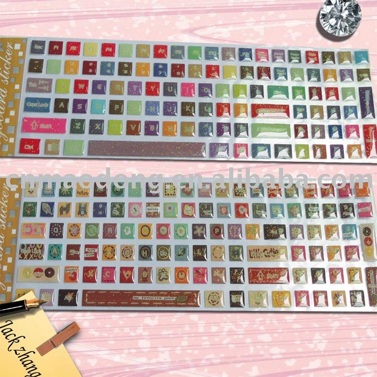 laptop keyboard stickers. keyboard sticker