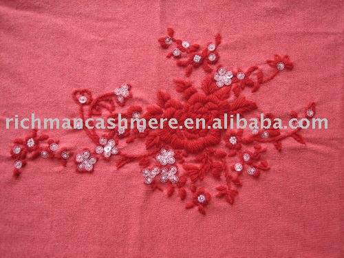 Hand Embroidery beading Cashmere Sweater
