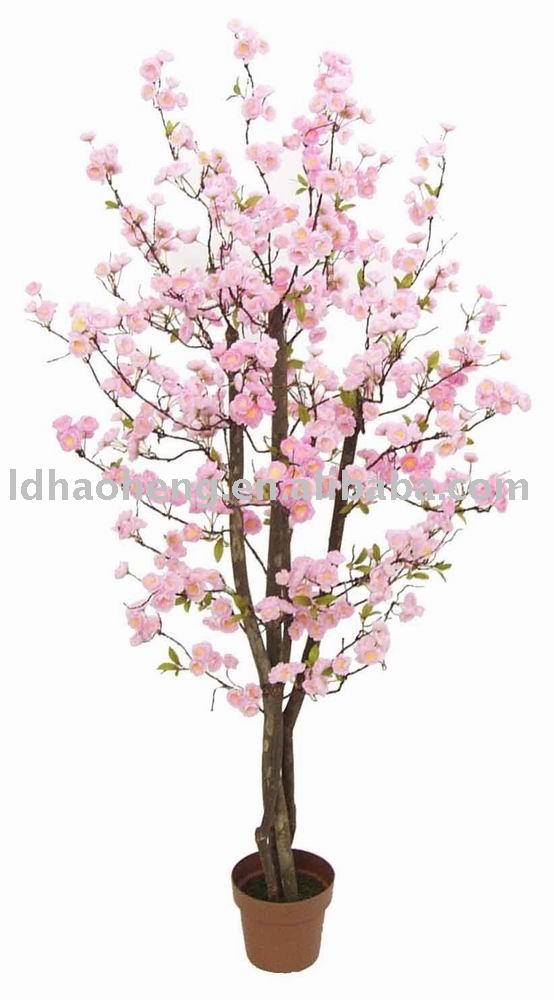 cherry tree blossom. Plastic Cherry Blossom Trunk