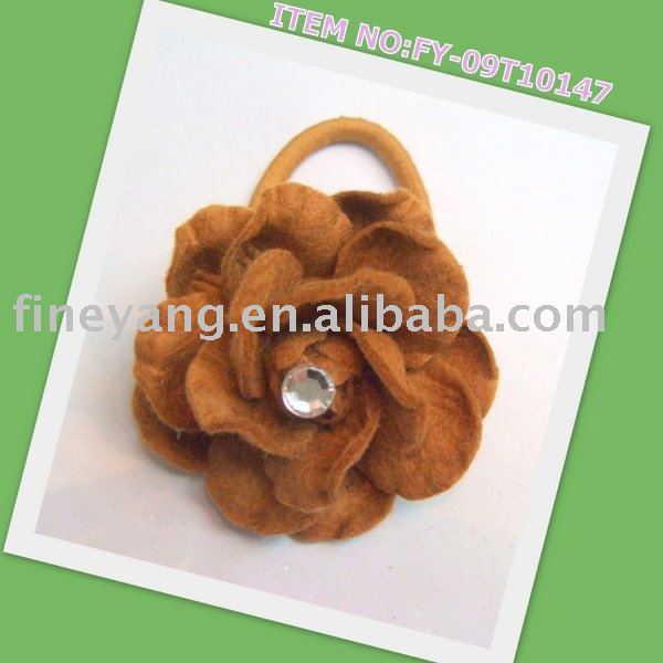 flower ponytail holder. See larger image: flower hair holder,flower ponytail holder,hair elastic band. Add to My Favorites. Add to My Favorites. Add Product to Favorites