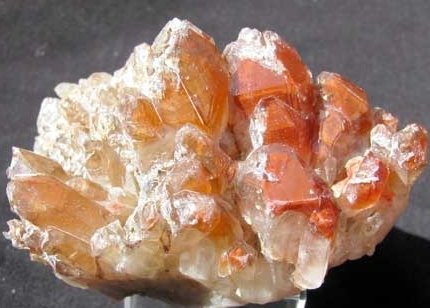 Pictures Of Quartz Crystals. Quartz Crystals - Orange