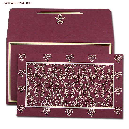 See larger image W4789T Hindu Wedding Cards