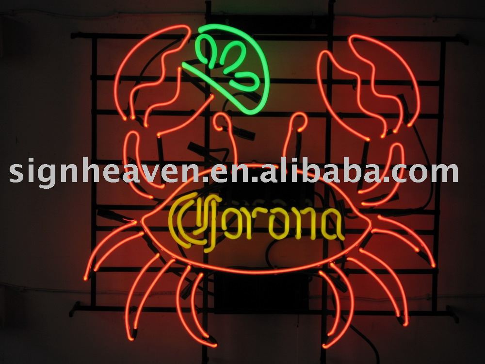 REVIEWS for Muscle Car Garage Neon Sign: Overall Product Rating: See larger image: Corona Crab w/ Lime Neon Sign. Add to My Favorites.