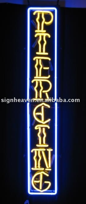See larger image: Tattoo Piercing Neon Sign. Add to My Favorites.