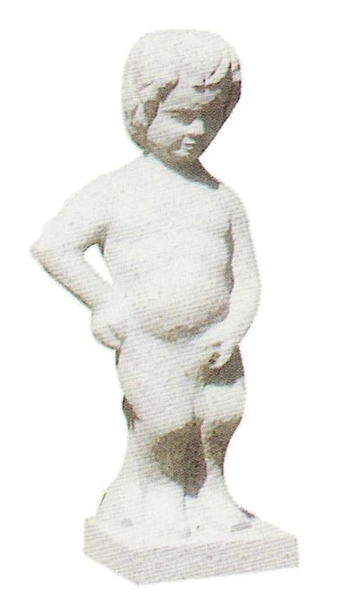 boy statue peeing fountain