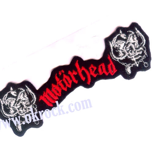 Motorhead patch embroidery punk skull patch