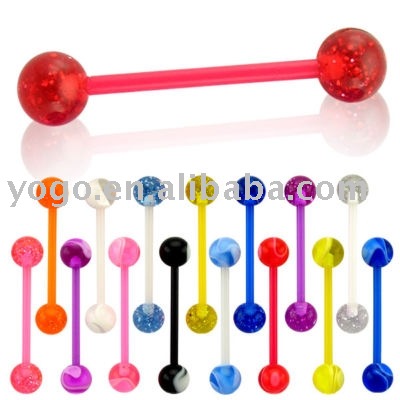 See larger image: Body Piercing Jewelry / Tongue Piercing UV