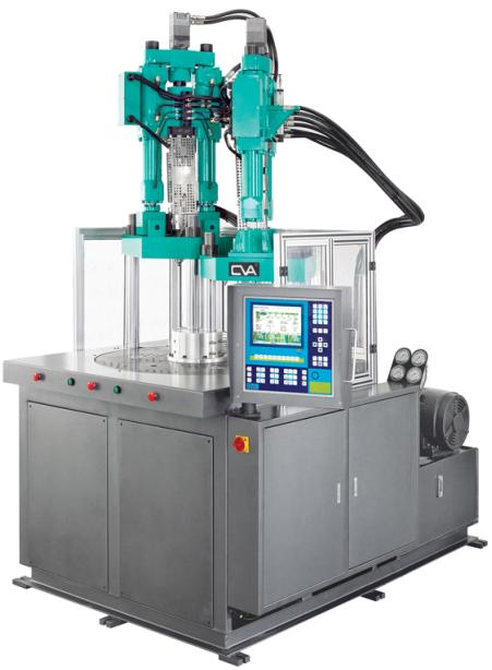 Vertical injection molding machine (machine for working plastic) Vertical injection molding machine (machine for working plastic)