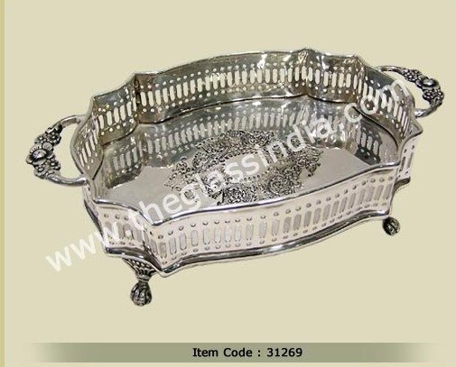 silver plated  trays