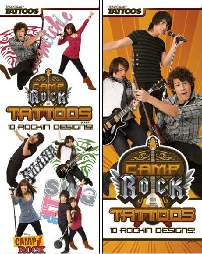 See larger image: Camp Rock Tattoos. Add to My Favorites. Add to My Favorites. Add Product to Favorites; Add Company to Favorites