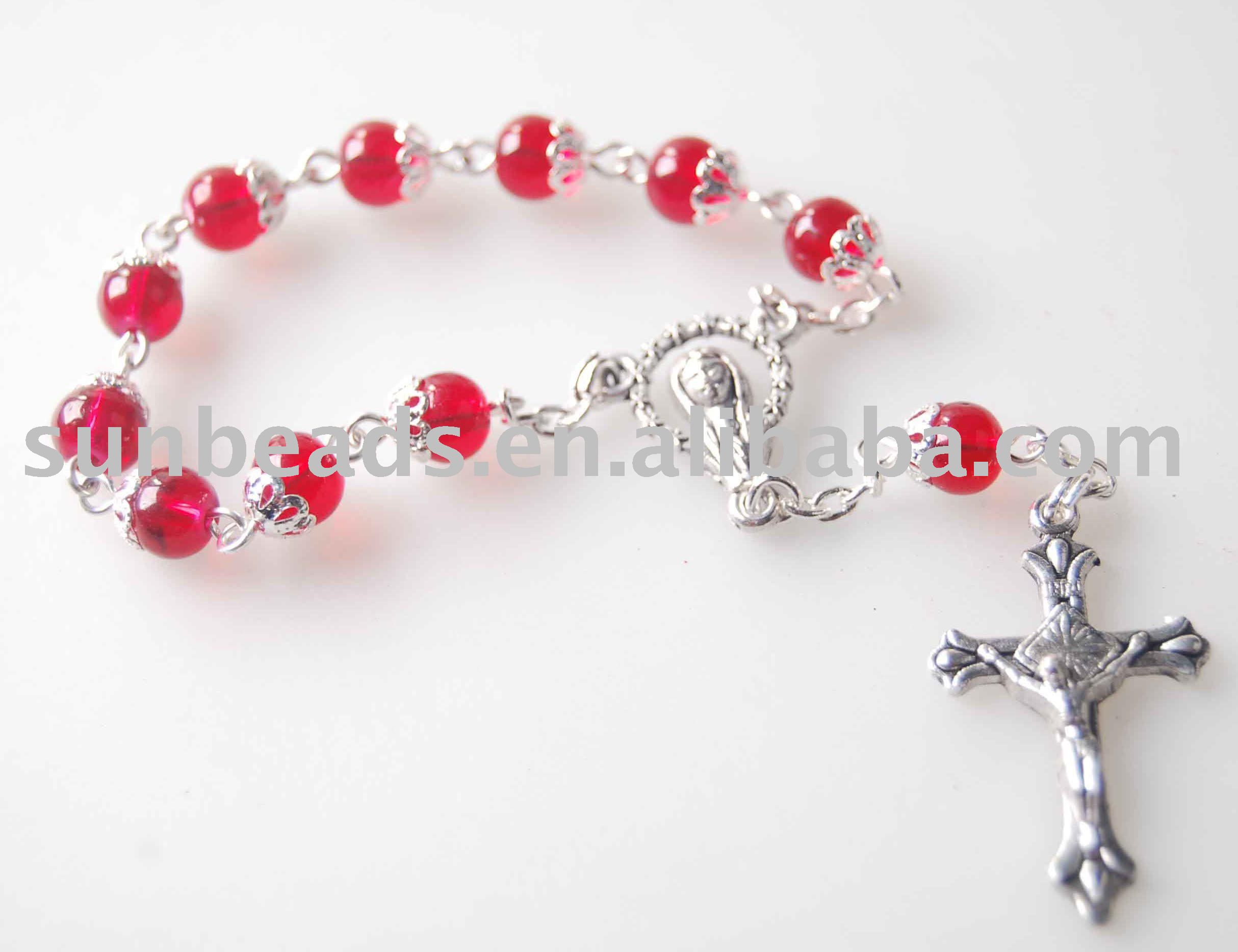 Rosary Bracelets on Bracelet Rosary  Rosary Beads Products  Buy Glass Chaplet  Bracelet