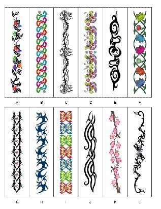 See larger image: Tattoos sticker--Bracelet Tattoo. Add to My Favorites