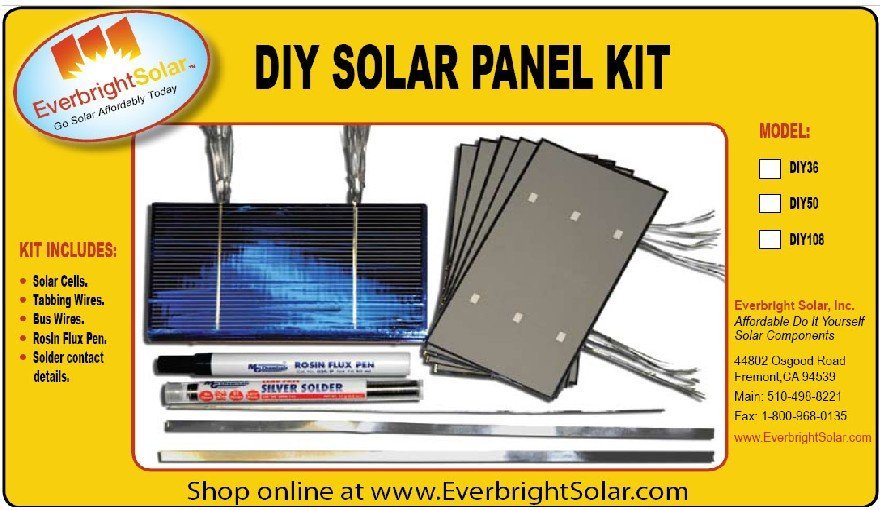  : 150 3x6 Everbright Solar cells Pretabbed DIY panel kit /wires flux
