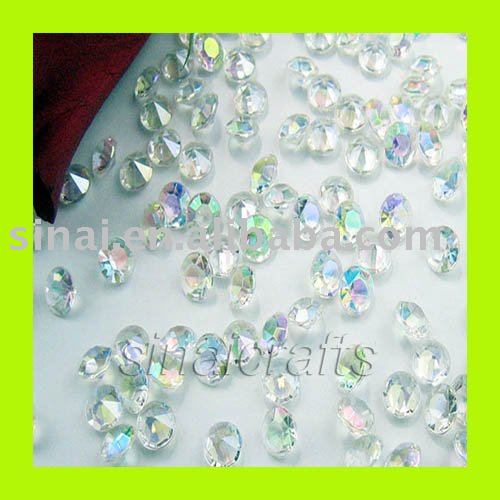 Acrylic Diamond Confetti Wedding Party Table Decor