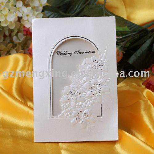 pretty wedding invitation cards wedding decorationsw077