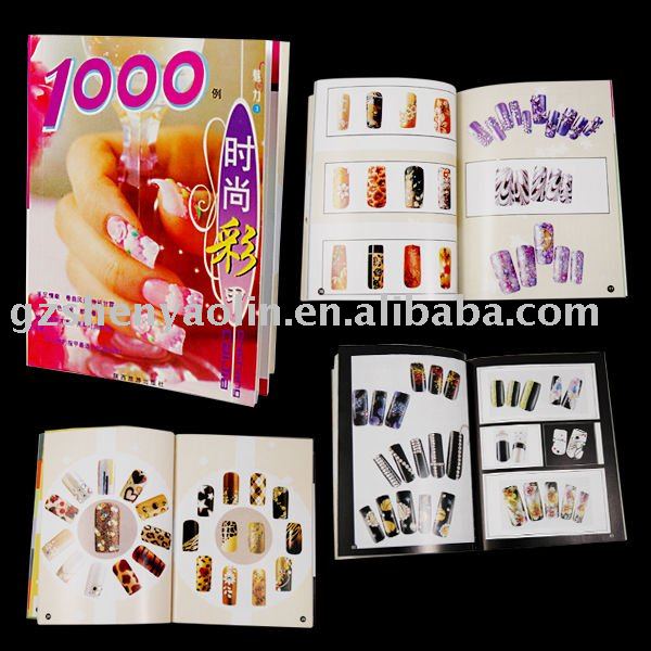 Nail Art Book with 1000 Pro Styles Design Full Colour