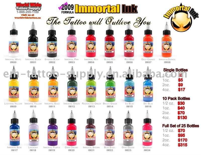 See larger image: Immortal Tattoo Ink. Add to My Favorites
