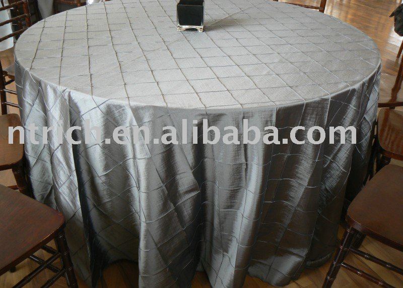 normal pintuck table clothtaffeta table clothpolyester table cover for 