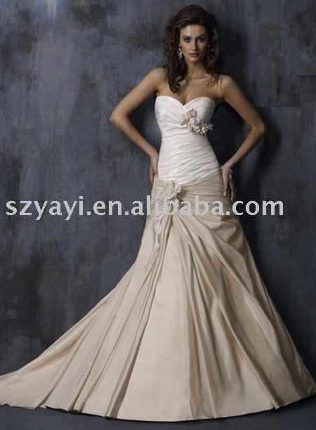 Two color wedding dresses