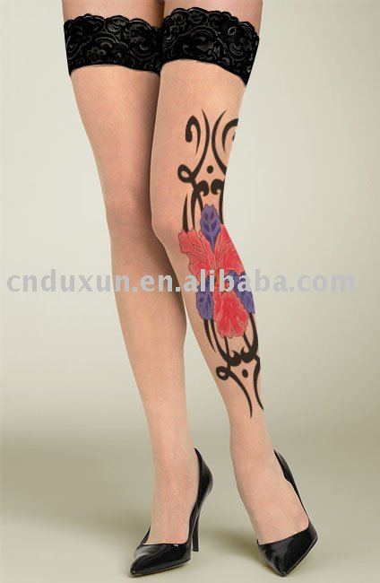 See larger image: Lace Tattoo Leggings,tight,tattoo tight