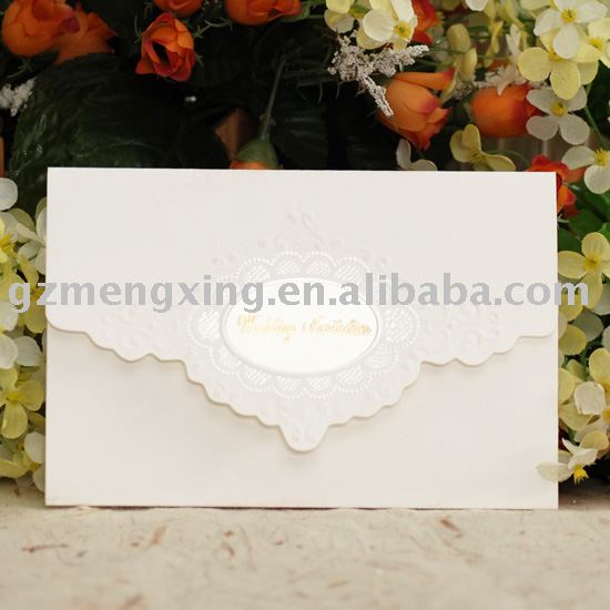 elegant handmade invitations wedding invitation cards W010
