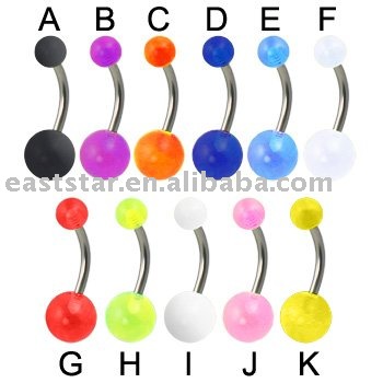 See larger image: UC acrylic belly button ring, Glow in the Dark(body piercing jewelry). Add to My Favorites. Add to My Favorites. Add Product to Favorites 