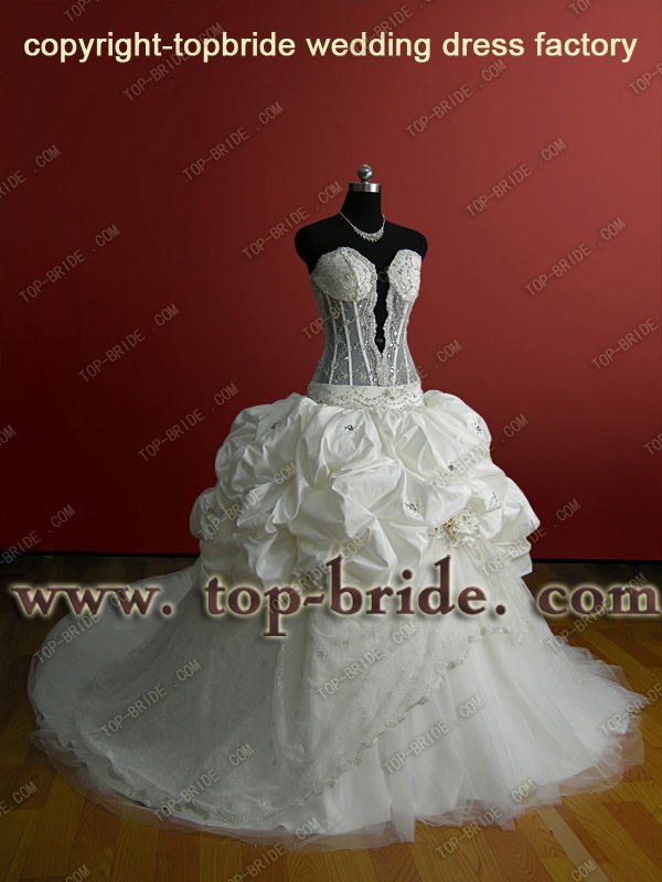 2010 Glamorous Arab ball gown ABS001 Topbride Style Wedding Dress