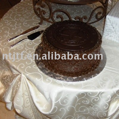 See larger image: hotel table cloth polyester table cover damask table linen
