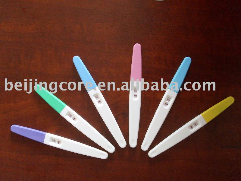 How To Read A Pregnancy Test With Two Windows. See larger image: rapid test--HCG pregnancy test midstream with two windows