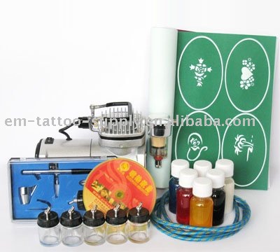 See larger image: Airbrush Tattoo Starter Kit. Add to My Favorites