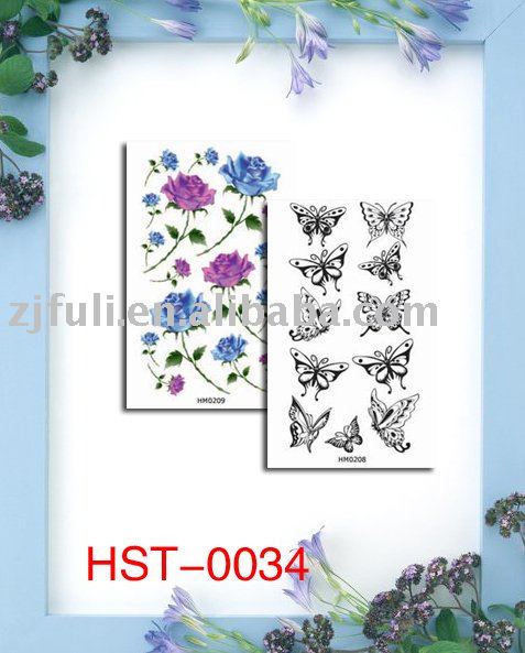 See larger image: Fashion temporary paper tattoo sticker.