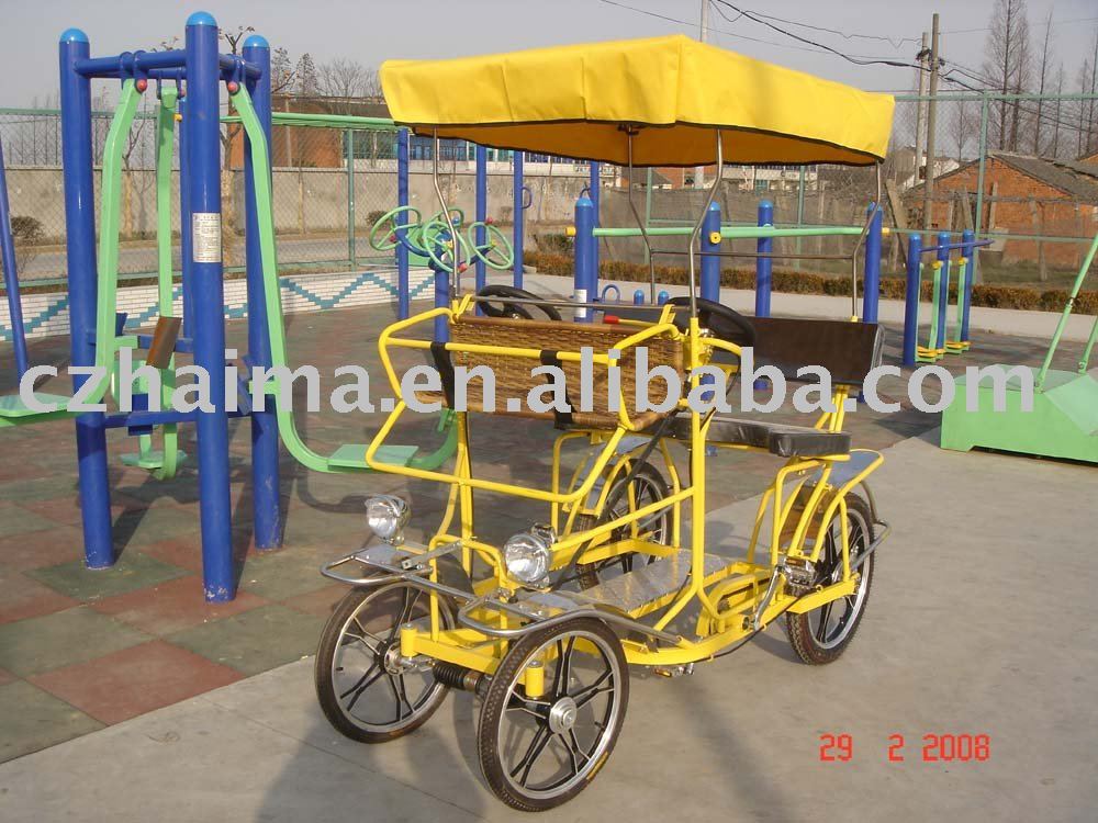 See larger image two person surrey bike quadricycle quadricycle