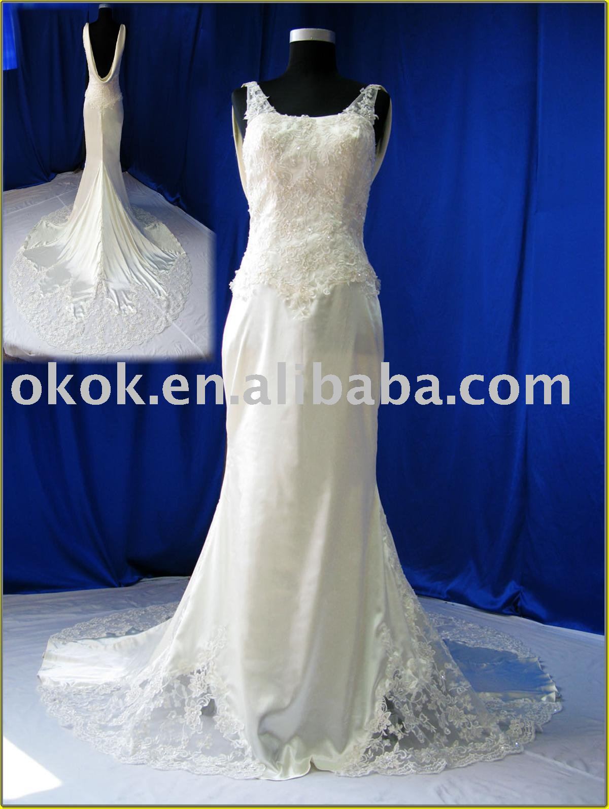 casual lace wedding dress