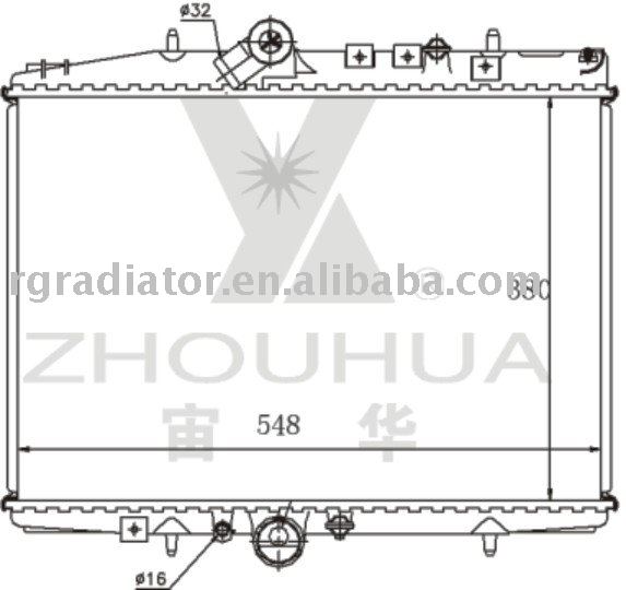 Peugeot 607 Price. automobile radiator for PEUGEOT 607(China (Mainland))