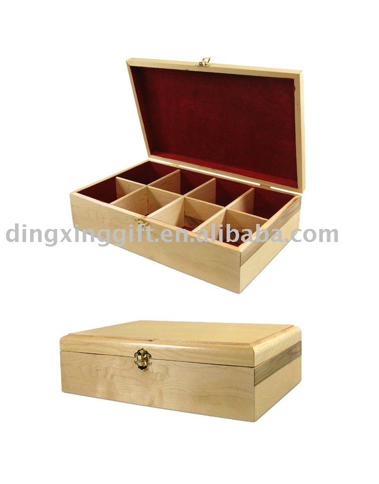 Wood Tea Boxes