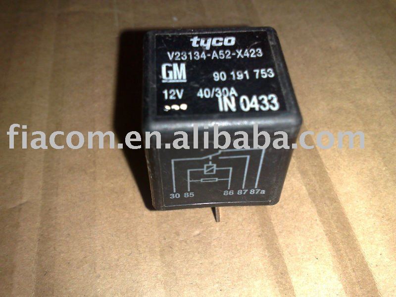 See larger image: OPEL Astra Cavalier Corsa Vectra relay 90191753