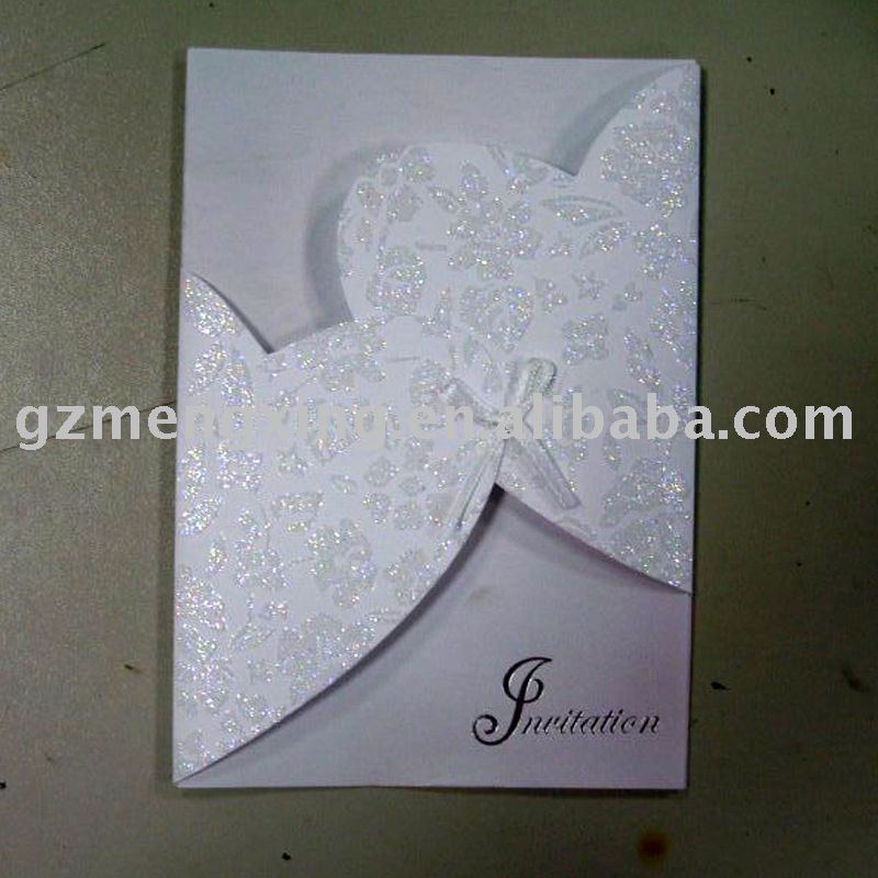 simple elegant wedding invitation cards w026