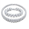 Elegant imitation Jewelry Accessory silver 925 Fashion Beads Necklace Jewelry Sets AS01